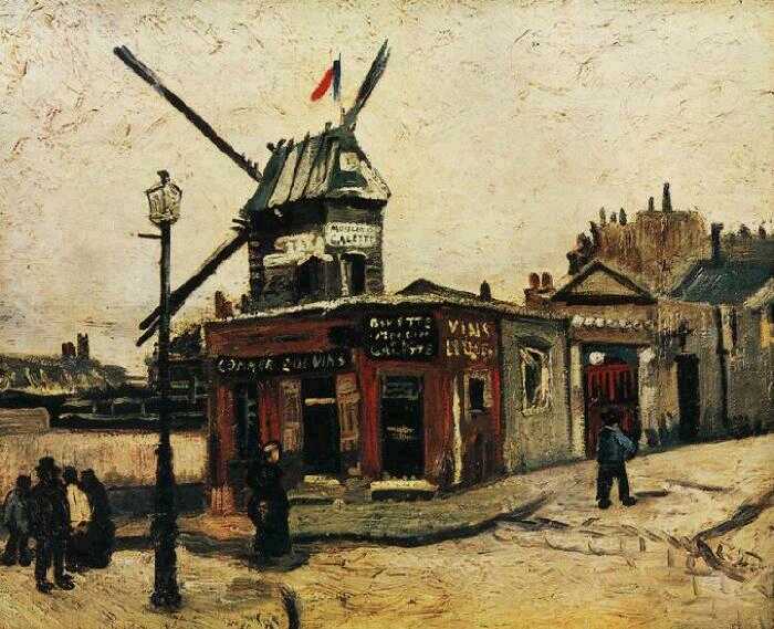 Картина Ван Гога Мулен де ла Галетт 1886
